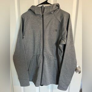 Men's North Face Gray Full-Zip Hoodie S